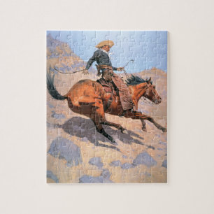 Quebra-cabeça O vaqueiro (óleo em canvas)