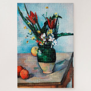Quebra-cabeça O Vaso de Tulips, Paul Cezanne
