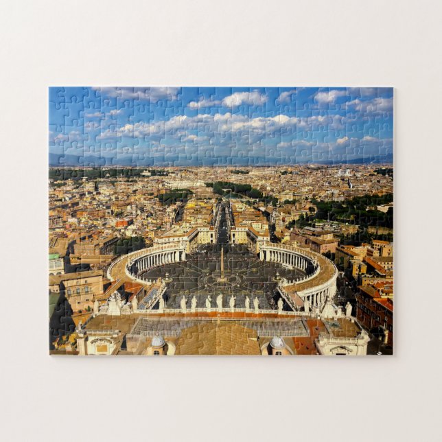 Quebra-cabeça O Vaticano Roma Itália. (Horizontal)