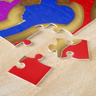 Quebra-cabeça O vazio do modelo adiciona seu próprio JPG JEPG da