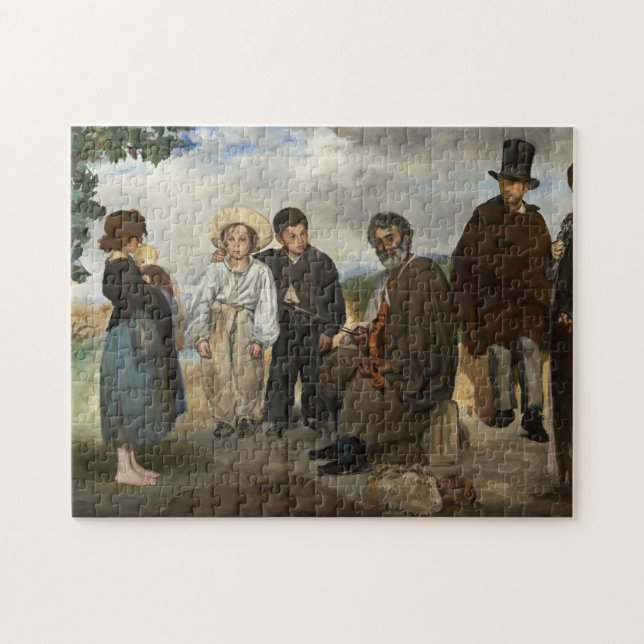 Quebra-cabeça O velho músico de Edouard Manet (Horizontal)