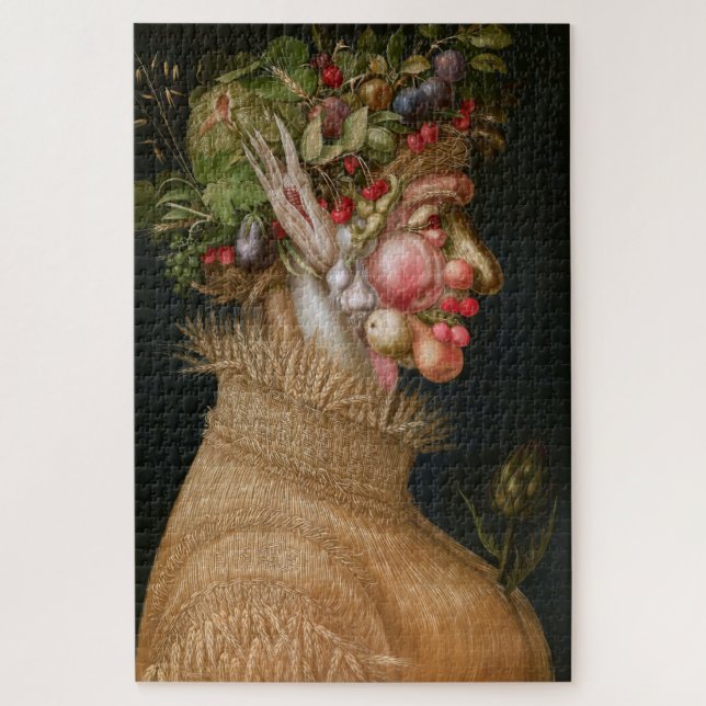 Quebra-cabeça O Verão, Arcimboldo (Vertical)