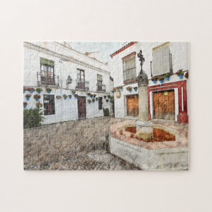 Quebra-cabeça O verdadeiro Córdoba, Espanha do serrote Quebra-c