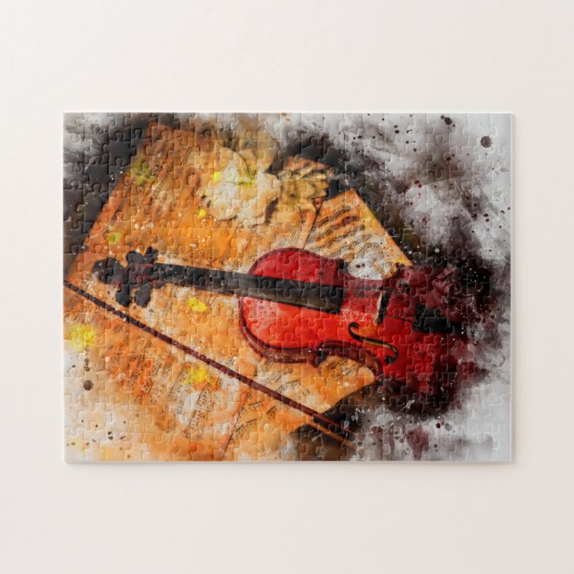 Quebra-cabeça O violino - (Horizontal)