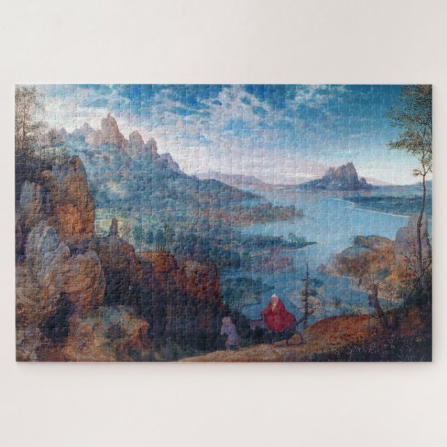 Quebra-cabeça O voo para o Egito, Pieter Bruegel (Horizontal)