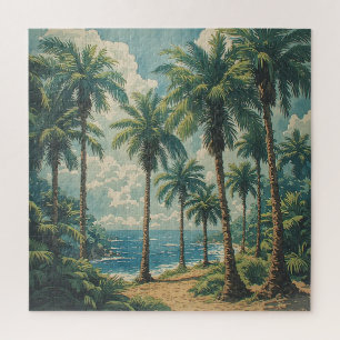 Quebra-cabeça Oásis Tropical Costeiro