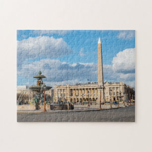 Quebra-cabeça Obelisco no Place de la Concorde - Paris, França