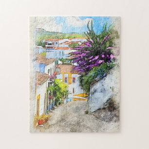 Quebra-cabeça Obidos Flores