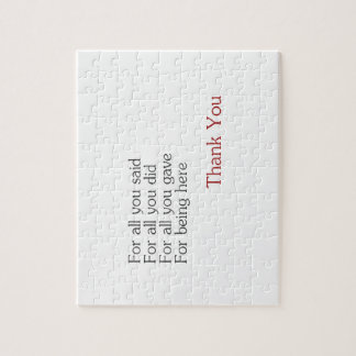 Quebra-cabeça Obrigado para tudo