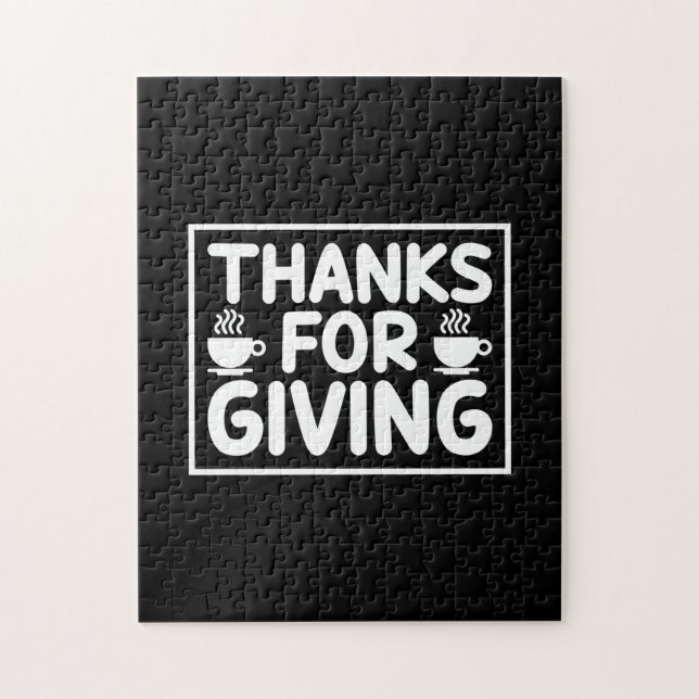 Quebra-cabeça Obrigados De Café Para Dar (Vertical)