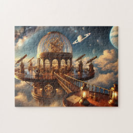 Quebra-cabeça Observatório Celeste Domo Estelar Steampunk