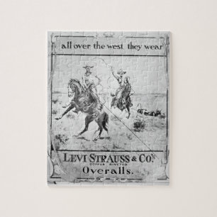 Quebra-cabeça Observe para Levi Strauss & Co, c.1900 (o litho)