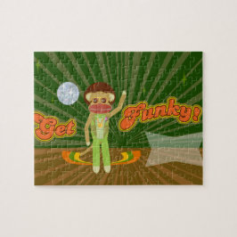 Quebra-cabeça Obter Estilo Personalizado do Macaco do Sock Funky