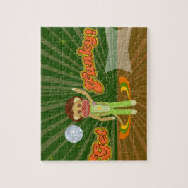 Quebra-cabeça Obter Estilo Personalizado do Macaco do Sock Funky