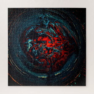 Quebra-cabeça Oceano Inferno - Brilho Vermelho