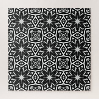 Quebra-cabeça Octógono preto e branco