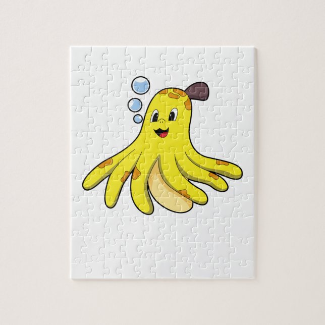 Quebra-cabeça Octopus como Banana (Vertical)