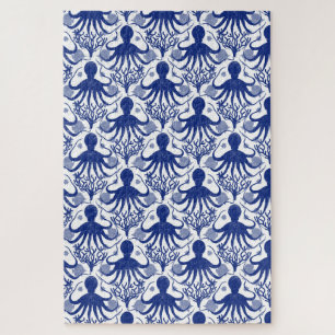 Quebra-cabeça Octopus (fundo leve) difícil