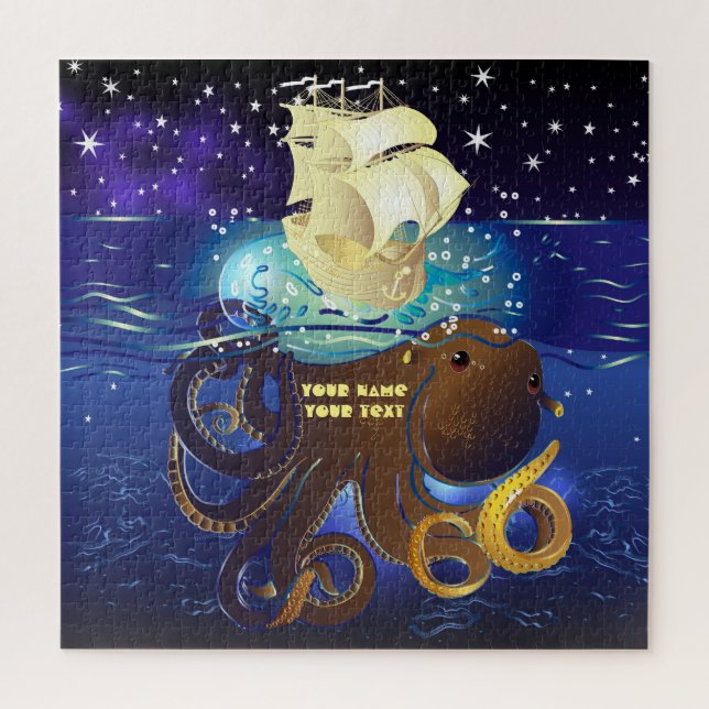 Quebra-cabeça Octopus Huge e Caravella (Vertical)