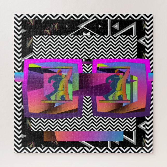 Quebra-cabeça Óculos misteriosos (Vertical)