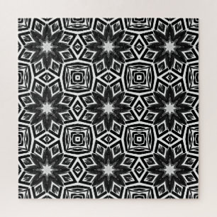Quebra-cabeça Ocupão preto-e-branco