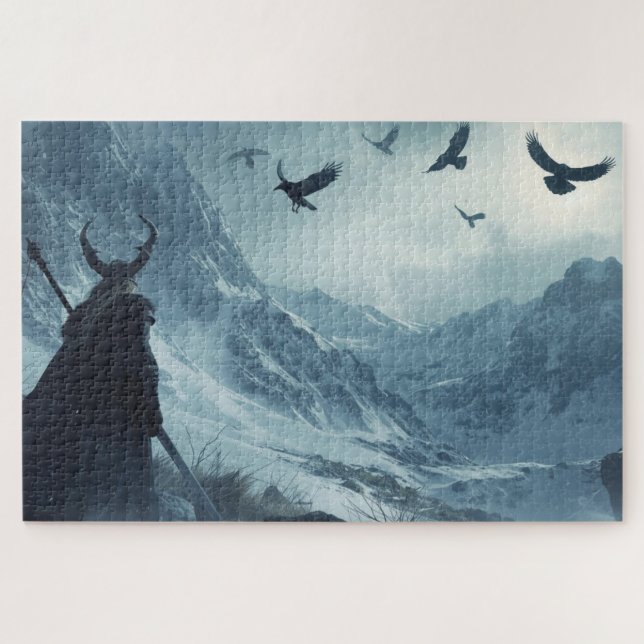 Quebra-cabeça Odin Norse Mythology Jigsaw Puzzle (Horizontal)