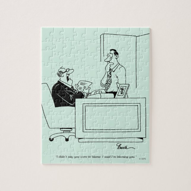 Quebra-cabeça Office Blame (Vertical)