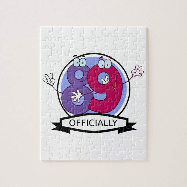 Quebra-cabeça Oficialmente 89 Banner de Aniversário (Vertical)