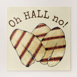 Quebra-cabeça Oh HALL (Hell) No! Halloumi Grilled Cheese Foodie