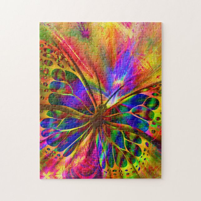 Quebra-cabeça Oh, não! A borboleta está presa! Espera. . .descul (Vertical)