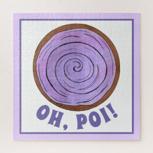 Quebra-cabeça OH, POI (Oh Boy) Comida Roxo Taro Roxo Havaiano