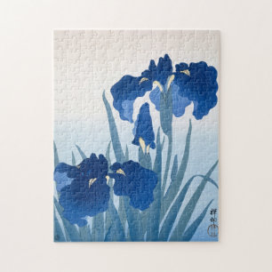 Quebra-cabeça Ohara Koson, Irlandeses Azuis - Belas Artes Japone