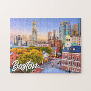 Quebra-cabeça Olá De Boston, Massachusetts, Estados Unidos