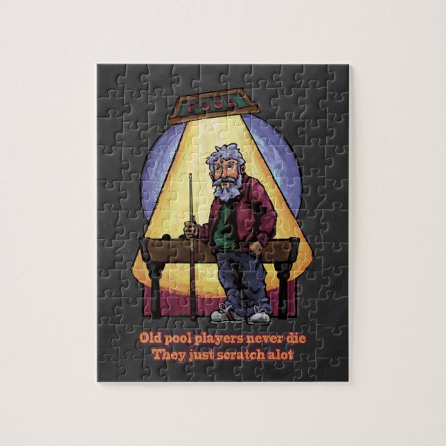 Quebra-cabeça Old Pool players (Vertical)