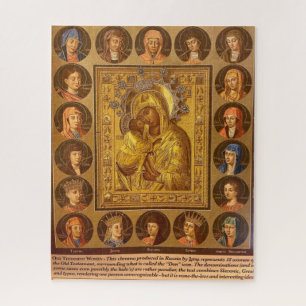 Quebra-cabeça Old Testament Women Surrounded by Our Lady Puzzle