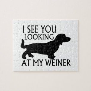 Quebra-cabeça Olhando meu Weiner