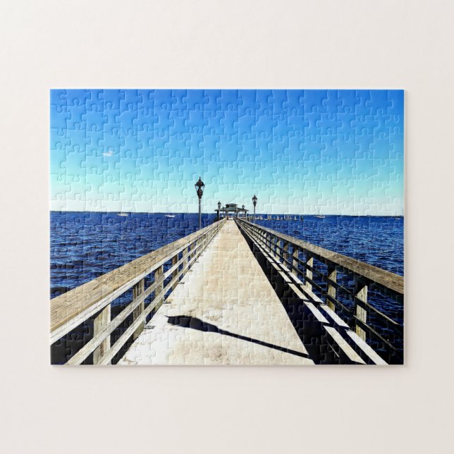 Quebra-cabeça Olhando Para Baixo O Cais (Horizontal)