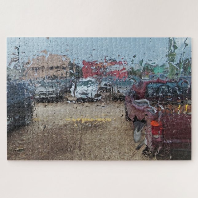 Quebra-cabeça Olhando para um dia embaçado Puzzle (Horizontal)