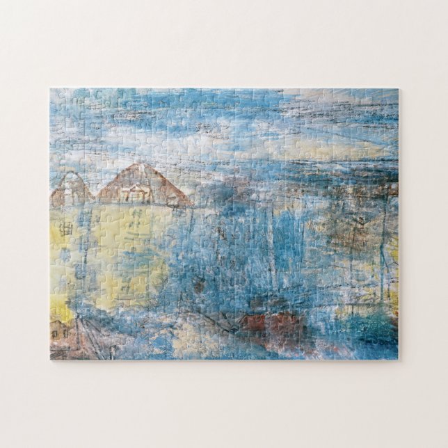 Quebra-cabeça Olhando para uma Praça, 1912 por Paul Klee (Horizontal)