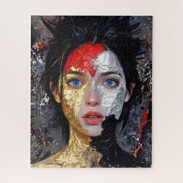 Quebra-cabeça Olhos da Brasa – “Retrato de Brasas” (Vertical)