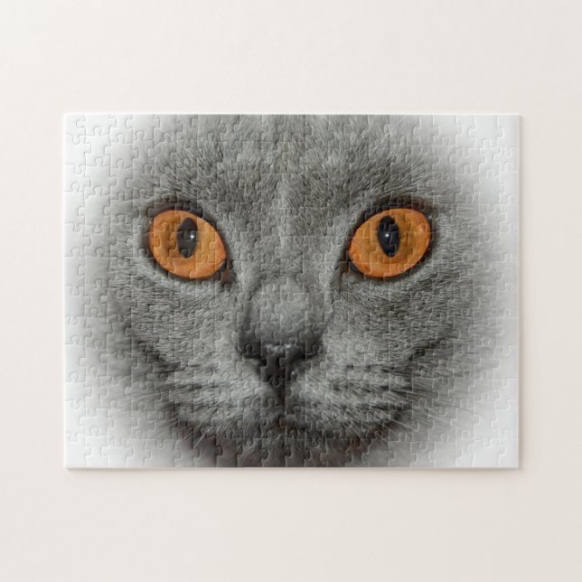 Quebra-cabeça Olhos de gato (Horizontal)