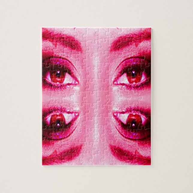 Quebra-cabeça Olhos Vermelhos (Vertical)