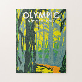 Quebra-cabeça Olimpiadas National Park Washington Hoh RainForest