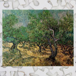 Quebra-cabeça Olive Grove de Vincent van Gogh<br><div class="desc">Olive Grove de Vincent van Gogh é uma pintura típica da paisagem apos impressionismo de arte. Um pomar de frutas em uma fazenda durante o verão. É uma das mais de uma dúzia de paisagens de oliveiras que van Gogh pintou enquanto vivia no sul de França. Sobre o artista: Vincent...</div>