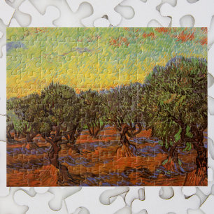 Quebra-cabeça Oliveiral, Céu Laranja por Vincent van Gogh