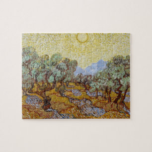 Quebra-cabeça Oliveiras de Vincent van Gogh , 1889