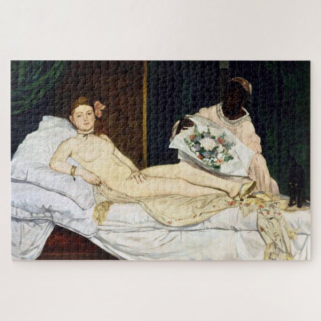 Quebra-cabeça Olympia, Edouard Manet (Horizontal)