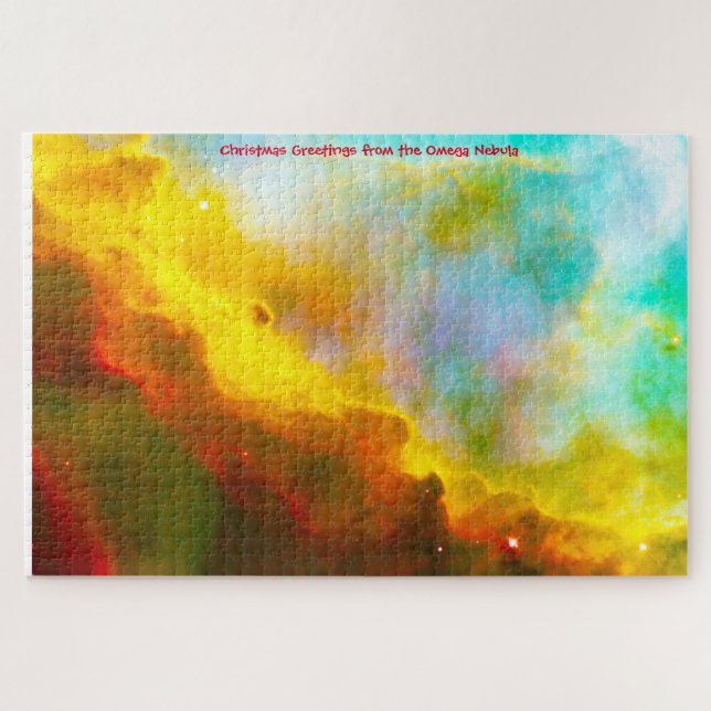 Quebra-cabeça Omega Nebula da Jigsaw (Horizontal)