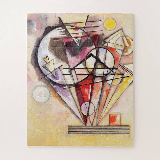 Quebra-cabeça On the Points by Wassily Kandinsky (Vertical)