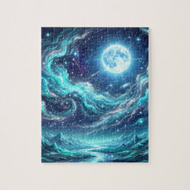 Quebra-cabeça Ondas Celestiais ao Luar